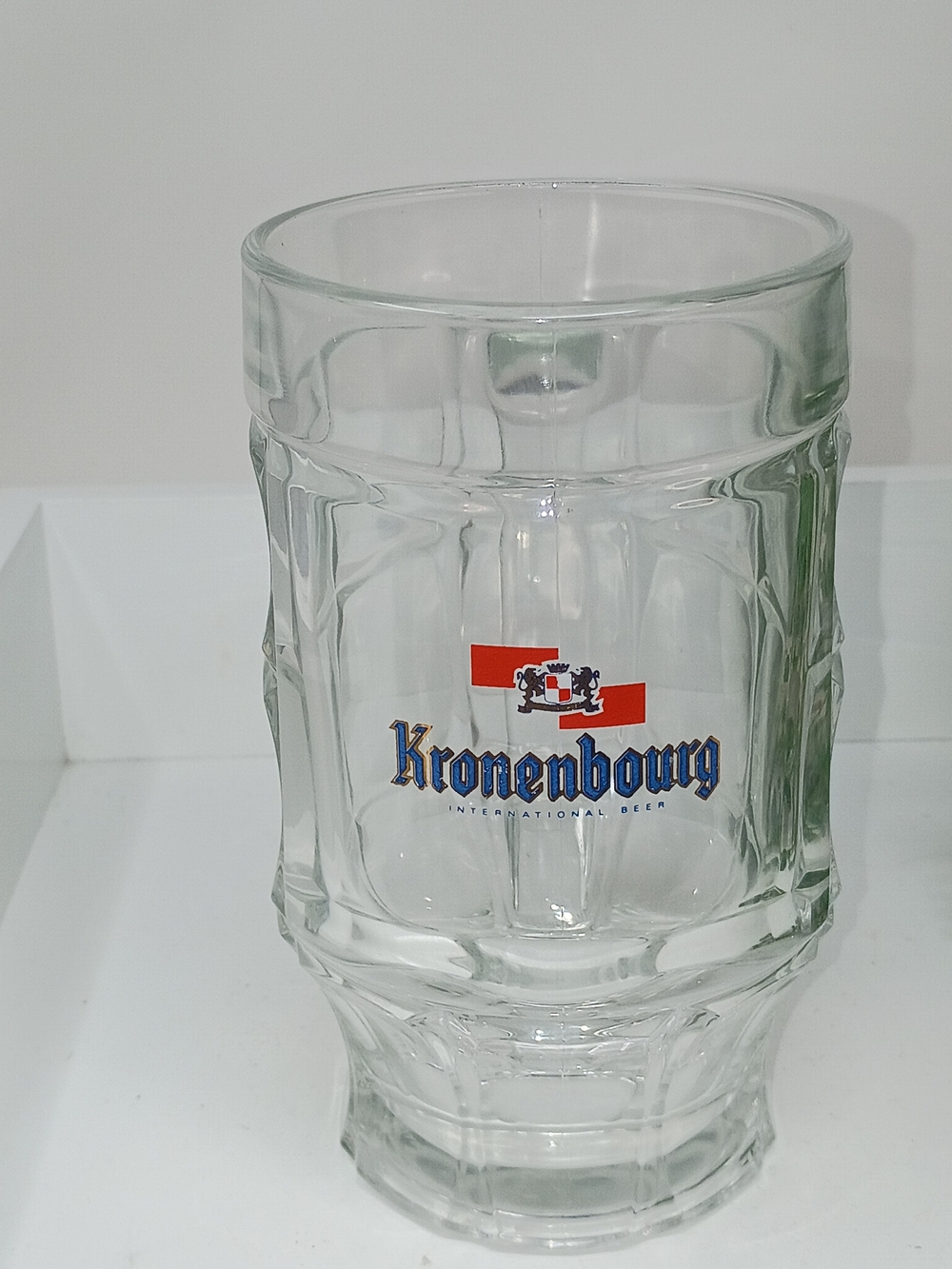 Kronenbourg Glass Beer Mug